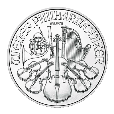 A picture of a Pièce d’argent de 1 oz, Autriche – Orchestre philharmonique (2025)